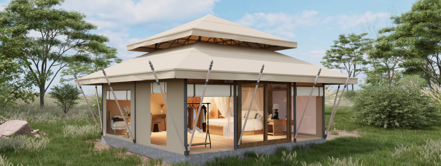 蓝山县户外野奢帐篷